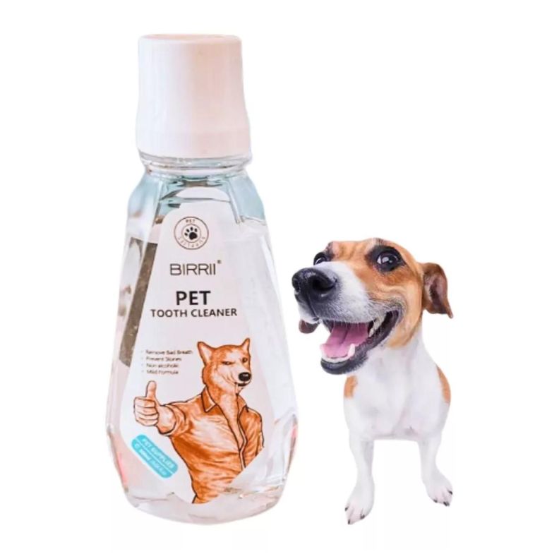 Enjuague Bucal Higiene Limpieza Dental Para Perros Mascotas-1