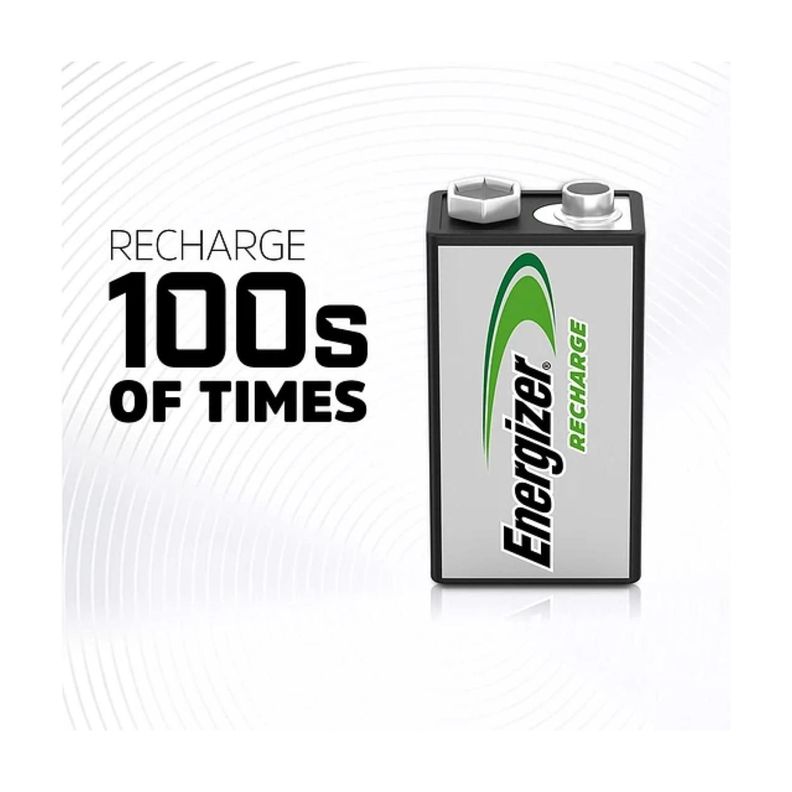 Pila Bateria 9V Litio 150mAh Recargable Energizer-1
