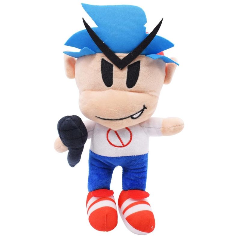 Juguete Peluche Boyfriend 25cm Friday Night Funkin Azul-0
