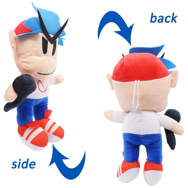 Juguete Peluche Boyfriend 25cm Friday Night Funkin Azul-1