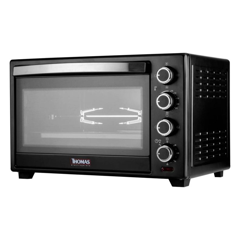 Horno Electrico 48L 2000W 220V Negro TH-48N Thomas-2