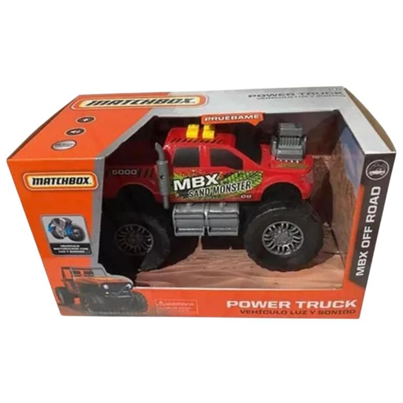 Juguete Camioneta 4x4 Con Luz Sonidos Movimientos Matchbox-0