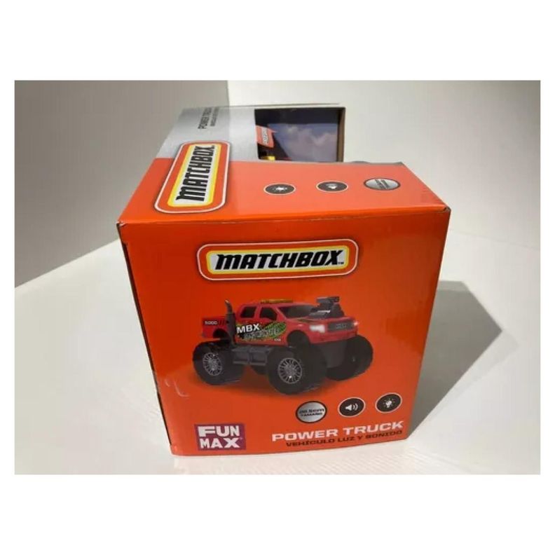 Juguete Camioneta 4x4 Con Luz Sonidos Movimientos Matchbox-1