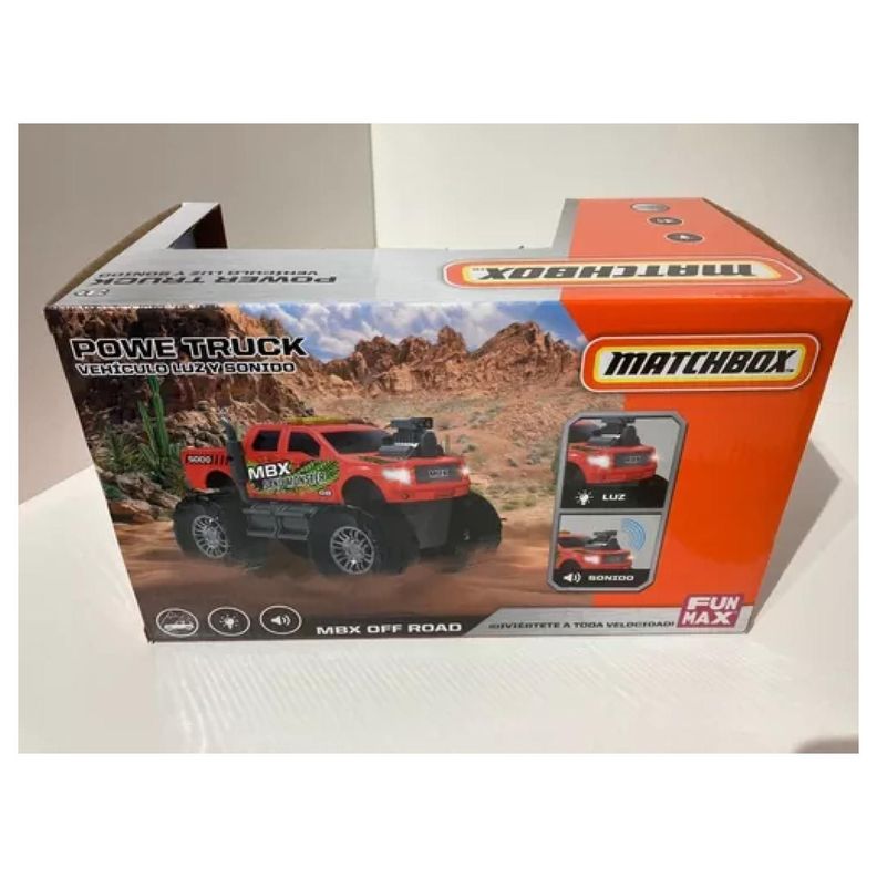 Juguete Camioneta 4x4 Con Luz Sonidos Movimientos Matchbox-2