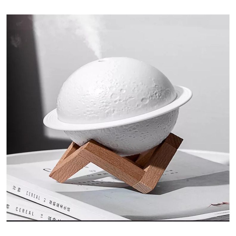Humidificador Difusor De Aire Lampara Luna 3D 300ml-3