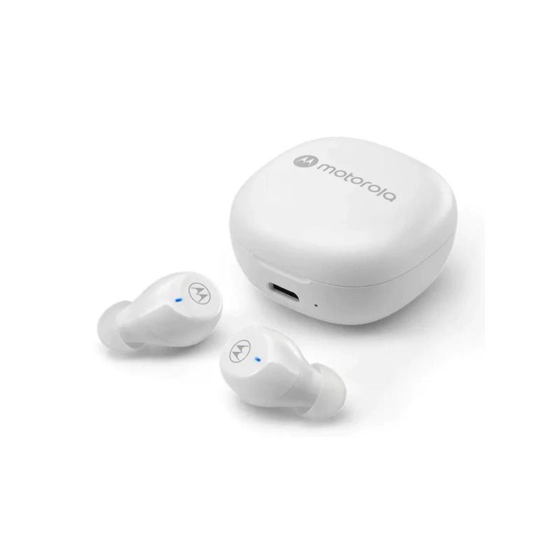 Audifonos Bluetooth TWS Recargables Blanco Motobuds 105-1