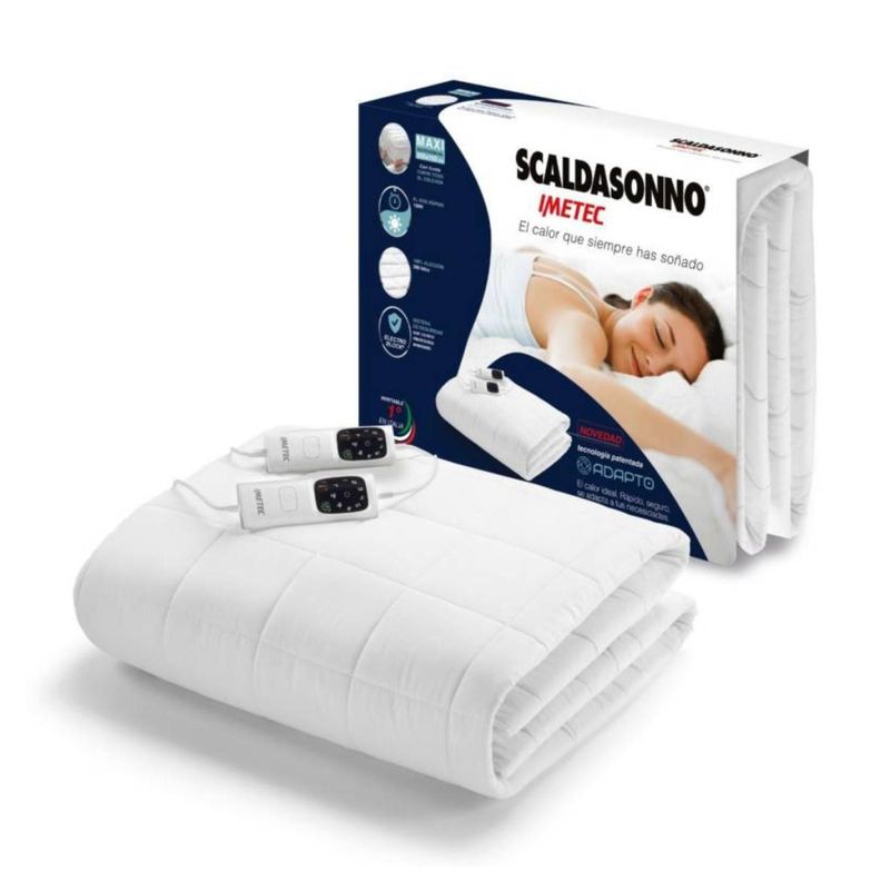 Calientacamas 2 Plazas Matrimonial 200x150cm Adapto Maxi Cotton Scaldasonno-3