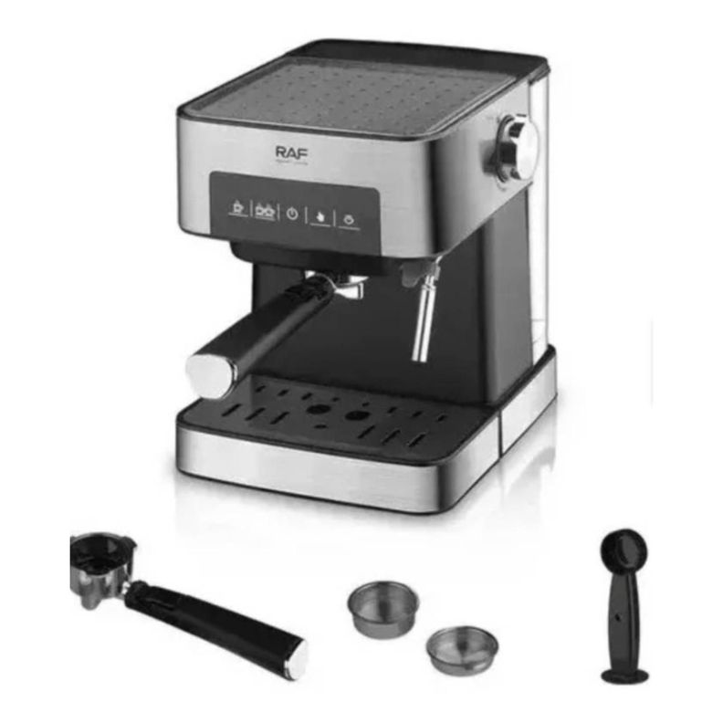 Cafetera Espresso Con Espumador 10 Tazas 850W R136 Raf-1