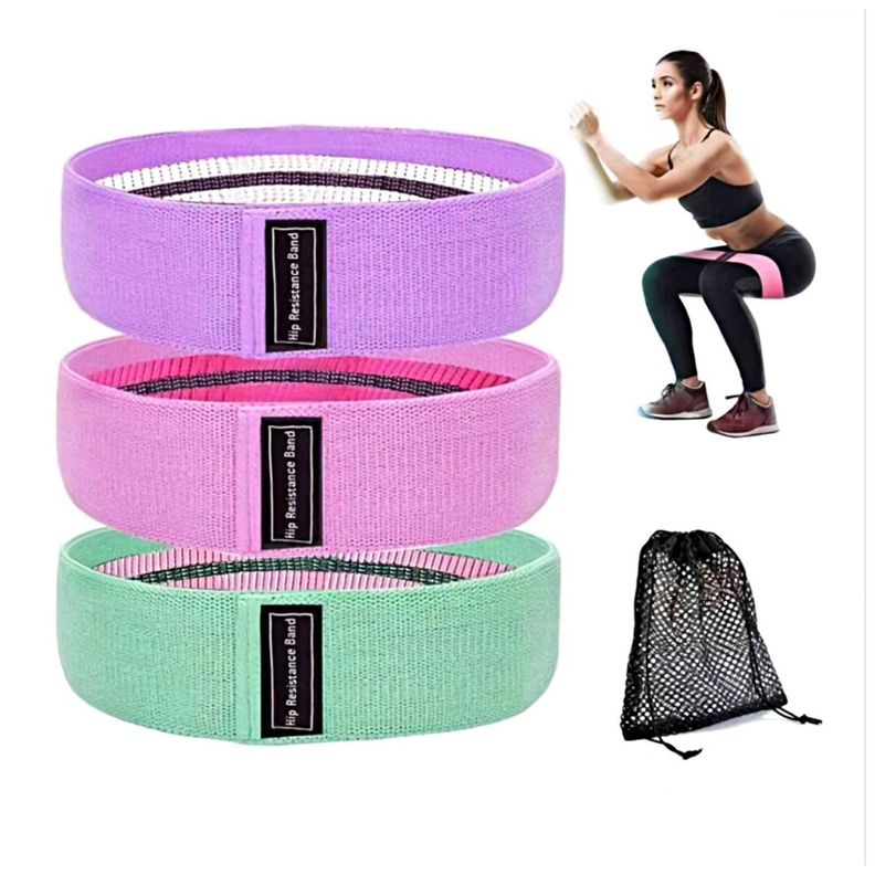 Pack 3 Bandas Elasticas Colores 3 Resistencias-3