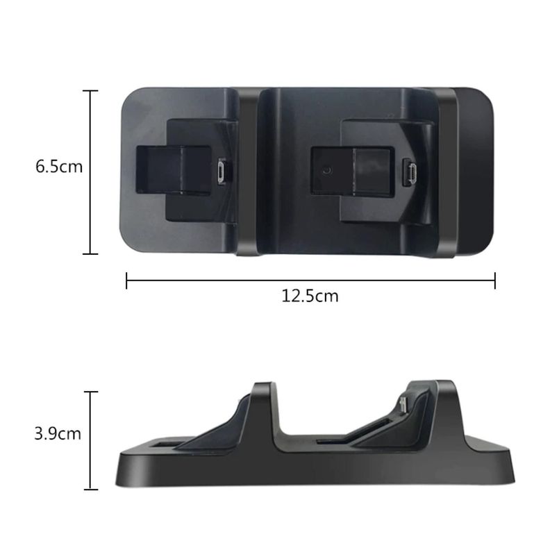 Base Cargador Doble Para Control Joystick PlayStation 4 PS4-1