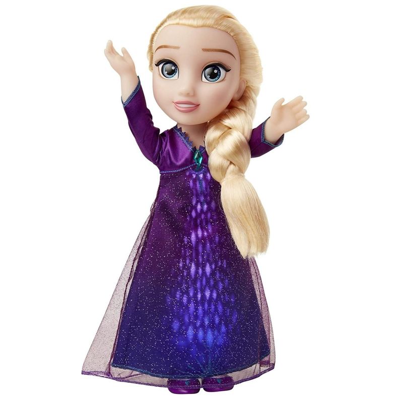 Juguete Figura De Accion Elsa Cantante Español Frozen II Hasbro-1