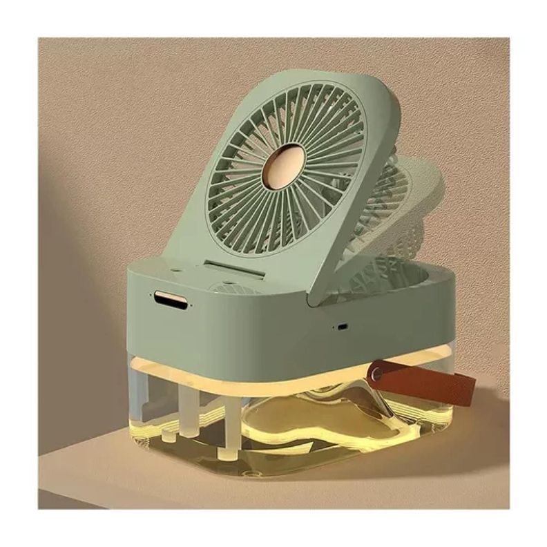 Mini Ventilador Humidificador De Mesa Plegable 2500ml USB-1