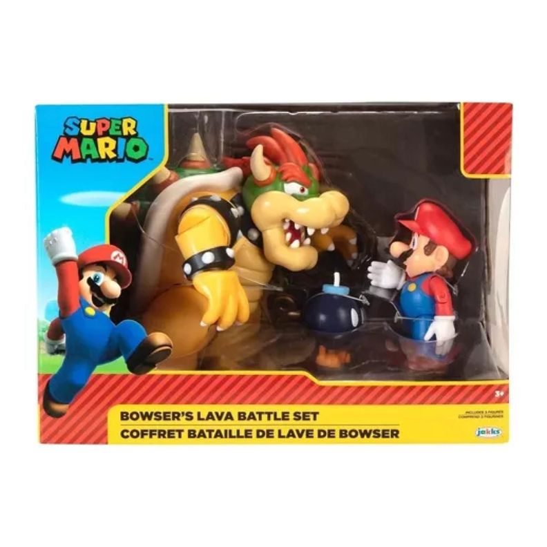 Juguete Figuras Set Batalla Lava Browser Mario Bros Infantil-3