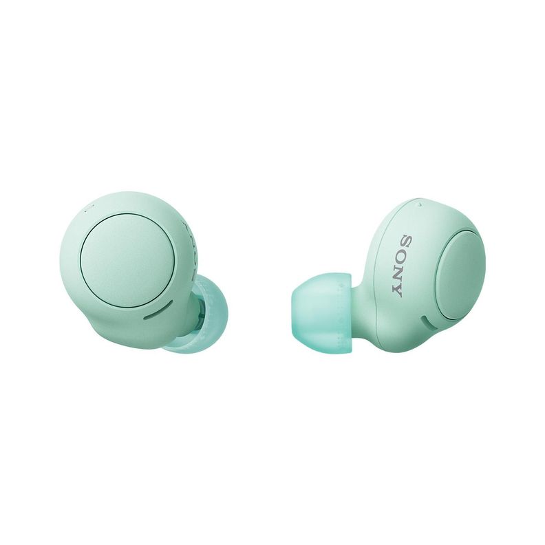 Audifonos Bluetooth TWS IPX4 10H InEar Verde Menta WF-C500-1