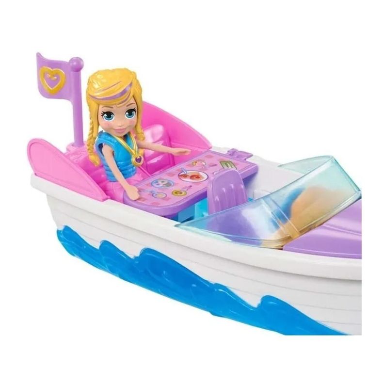 Juguete Aventura Acuatica Lancha Infantil Polly Pocket-2