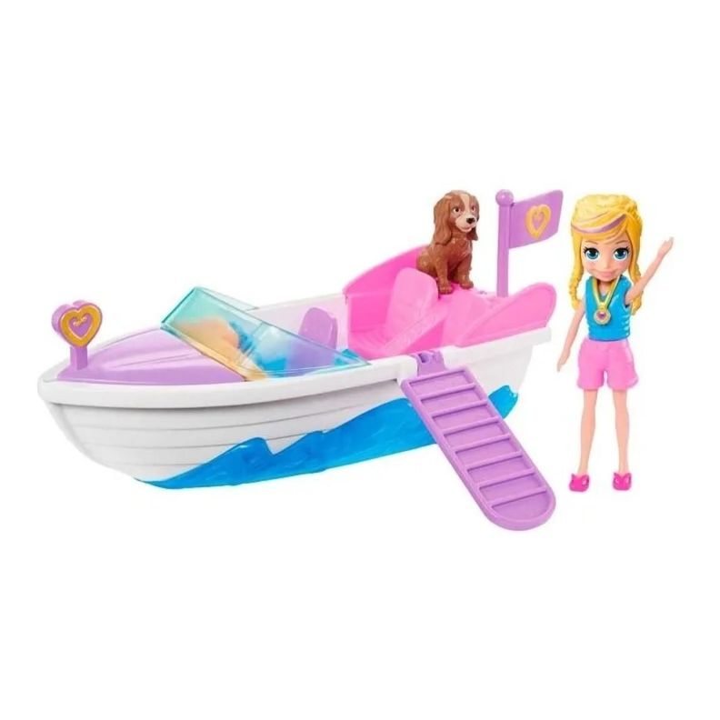 Juguete Aventura Acuatica Lancha Infantil Polly Pocket-1