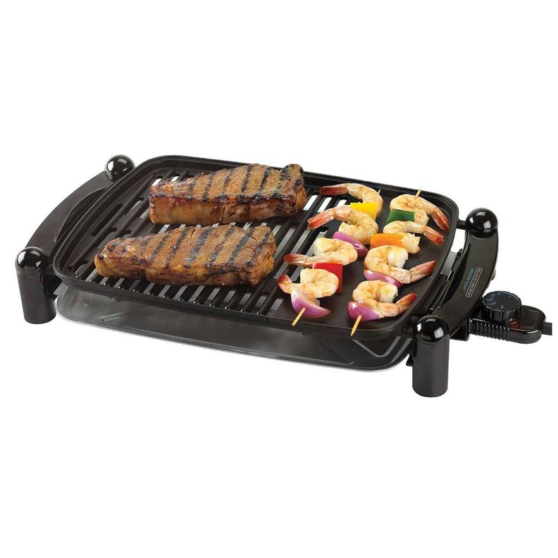 Parrilla Electrica Grill Asador Antiadherente IG201 Black+Decker-0