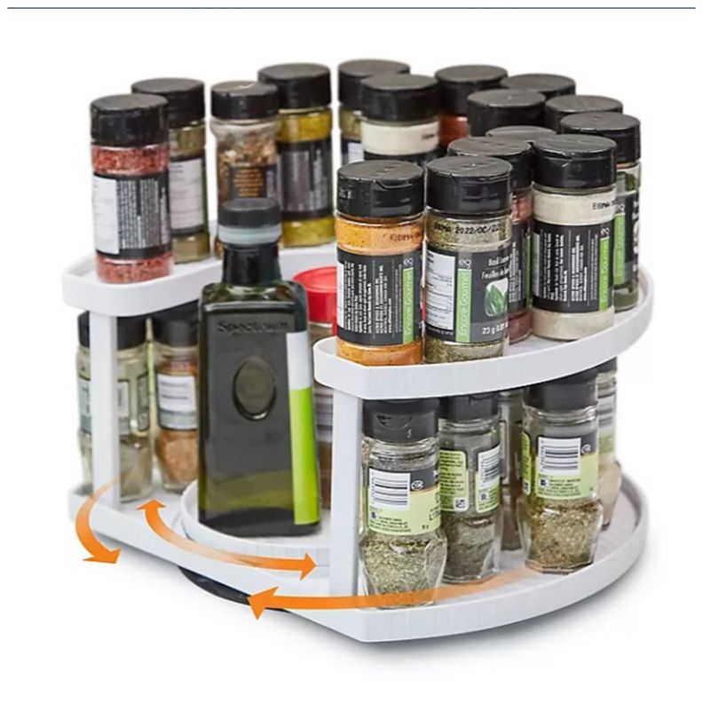 Organizador Giratorio Para Especias Y Condimentos De Cocina