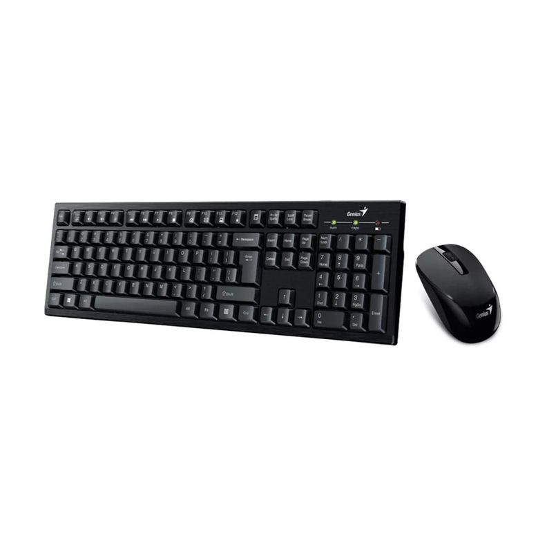 Kit Teclado Y Mouse Inalambrico USB Negro KM-8101-2