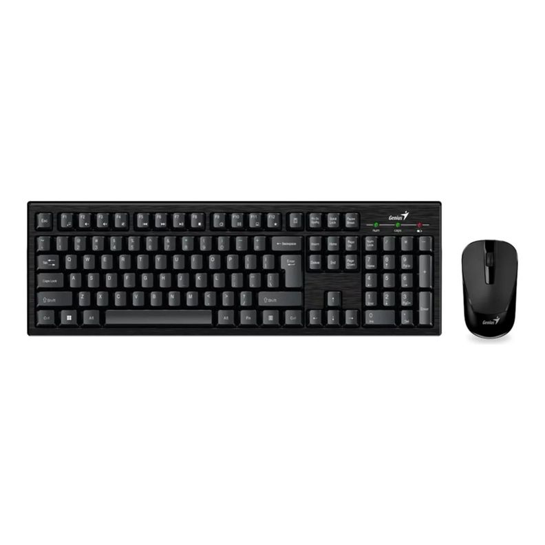 Kit Teclado Y Mouse Inalambrico USB Negro KM-8101-3