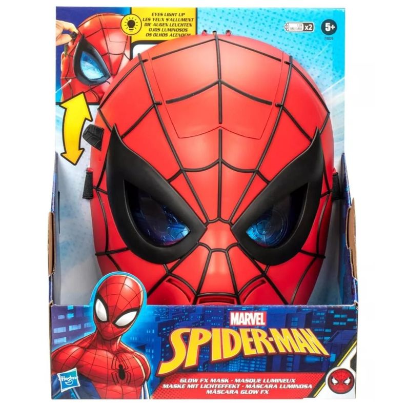 Juguete Mascara Luminosa Spiderman Marvel Infantil-2