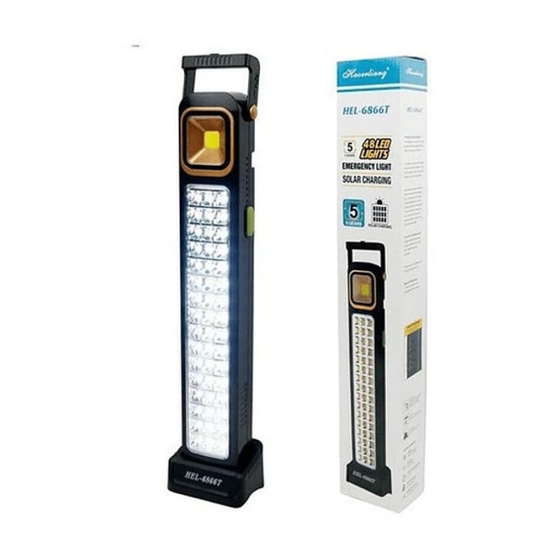 Lampara De Emergencia 48 LED Solar Y Recargable -4