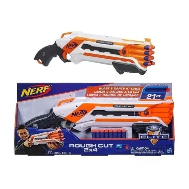 Juguete Nerf N-Strike Rough Cut Con Dardos Infantil-3