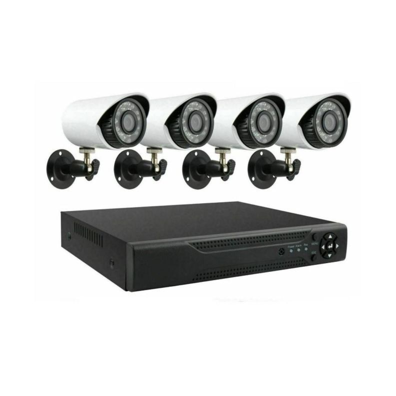 Kit De Seguridad 4 Camaras DVR FHD 4 Canales-1