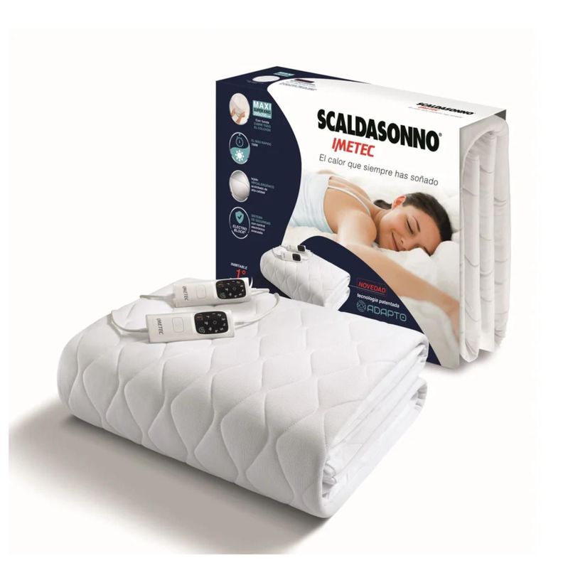 Calientacama 3 Plazas Super King 200x200CM 6 Temperaturas Maxi Adapto-5