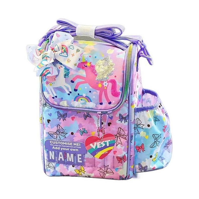 Lonchera Mochila Bolso 29x10x17cm Diseño Unicornio-0