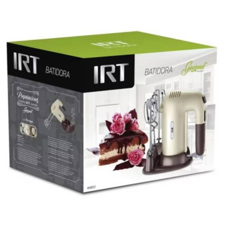 Batidora De Mano Con Pedestal 5V 200W Beige MIXRE01-4