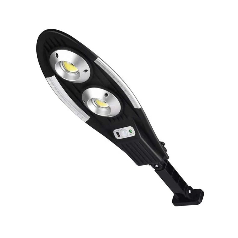 Foco Solar 20W Exterior Sensor De Movimiento 35x15cm Negro-0