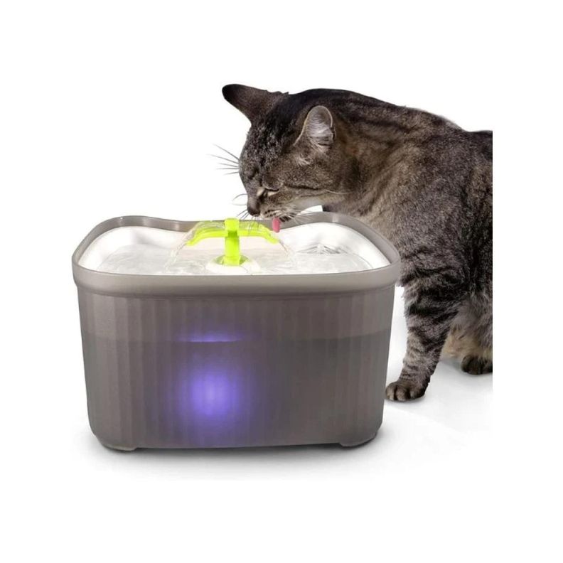 Dispensador Agua 2.6L Automatico Tipo Fuente Para Mascotas-1