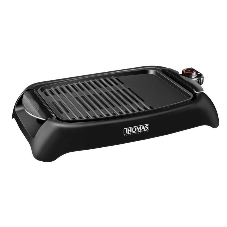 Parrilla Electrica 1000W 220°C 5N Negro TH-180 Thomas-0