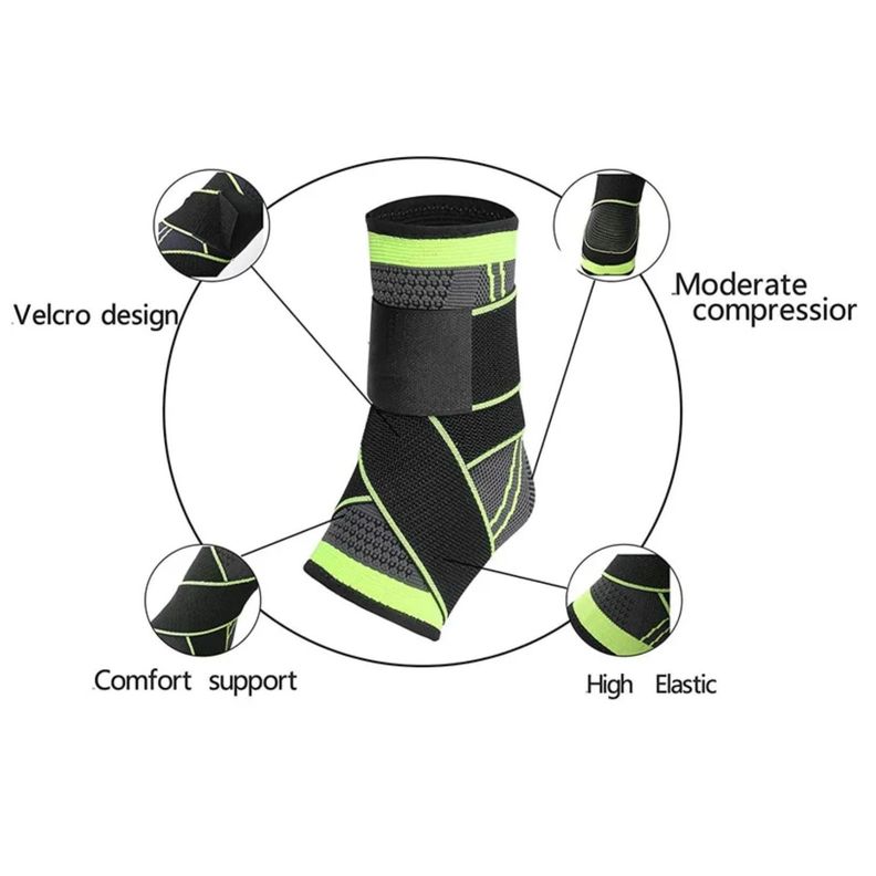Tobillera Deportiva Elastica Compresion Cuidado Lesion-3