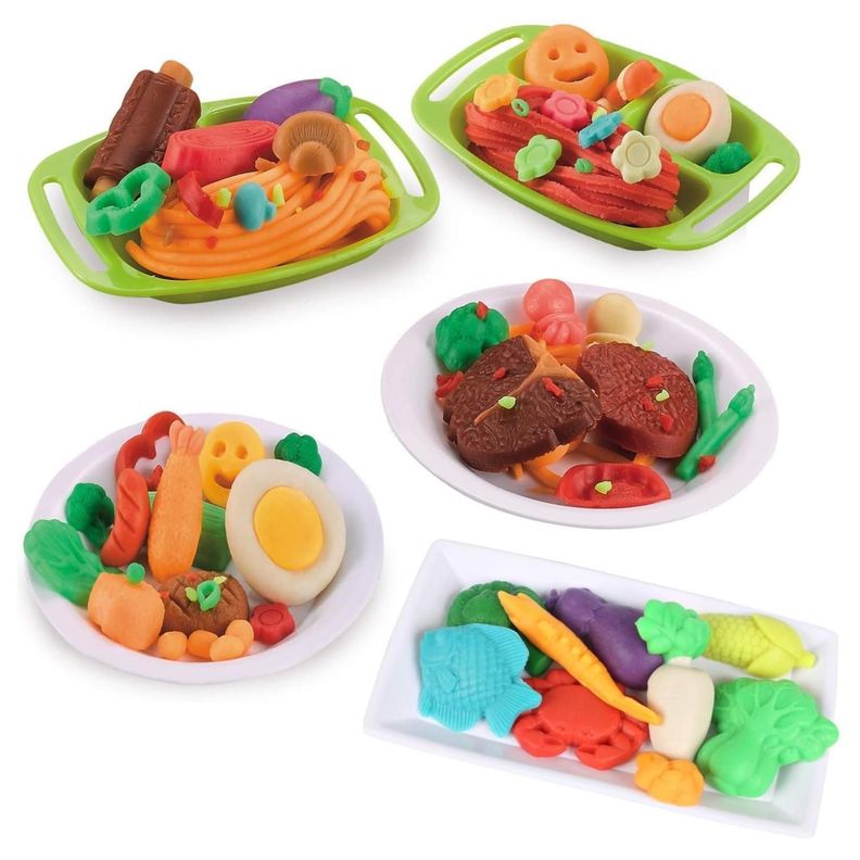 Juguete Set Plasticina Estufa Con Accesorios De Cocina Infnatil-5