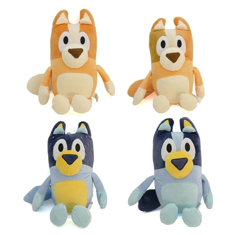 Pack 4 Peluches De 30cm Bluey Family Bingo Papa Y Mama-4