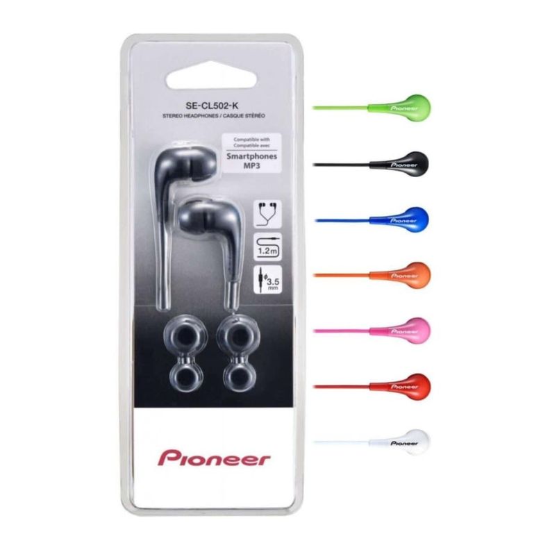 Audifonos In Ear Jack 3.5mm 1.2m Negro SE-CL502-2