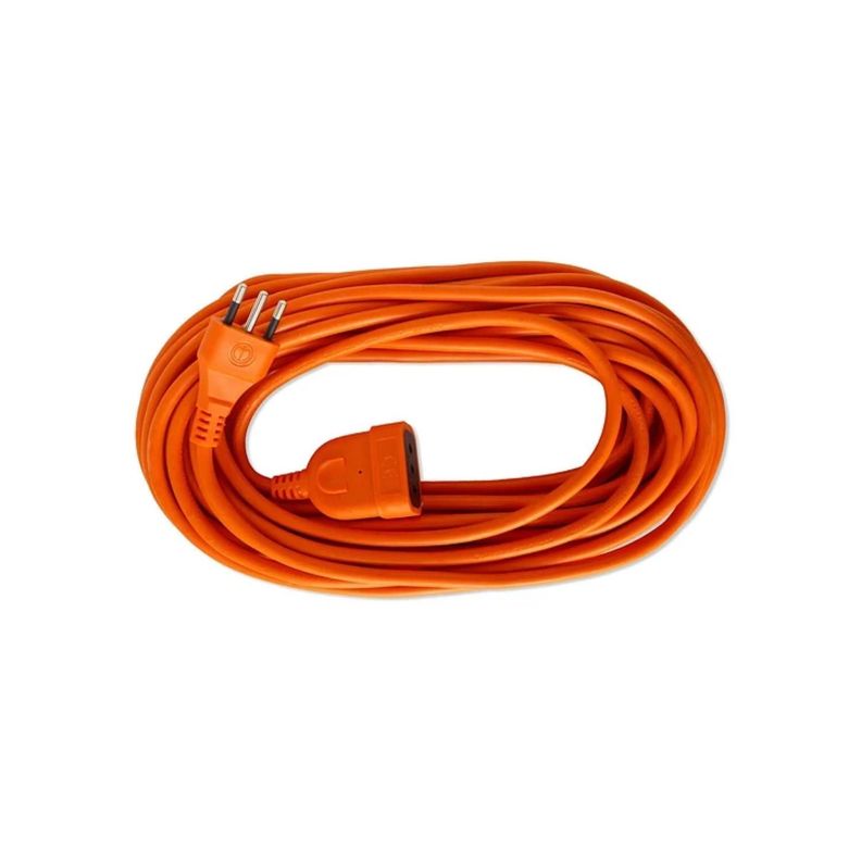 Alargador Extension De Corriente 15Mts 10A Naranja-0