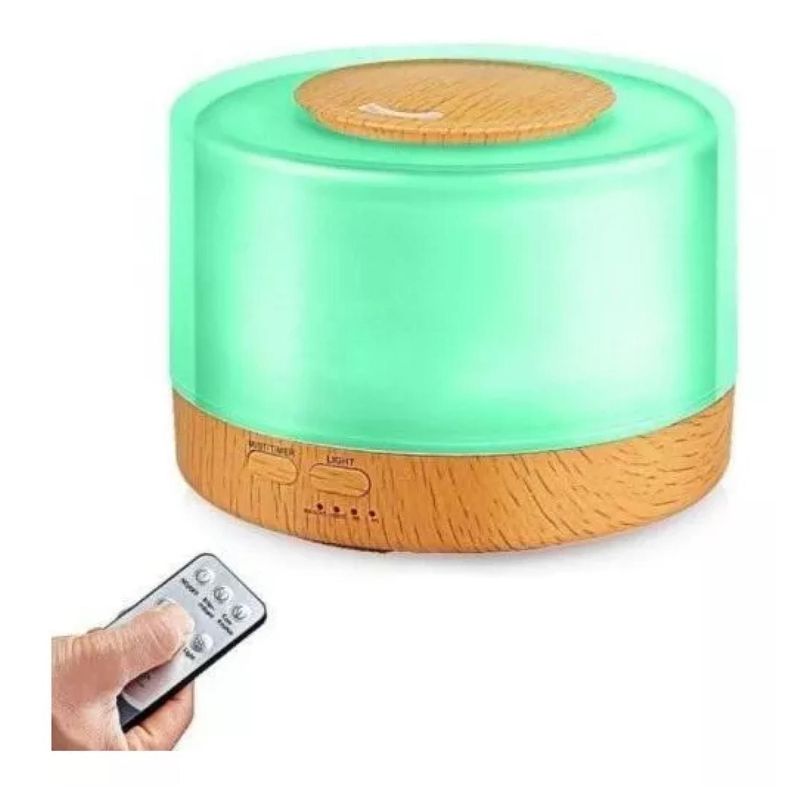 Humidificador Difusor De Aromas LED 500ml 7 Colores Control-1