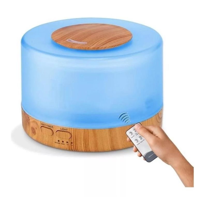 Humidificador Difusor De Aromas LED 500ml 7 Colores Control-3