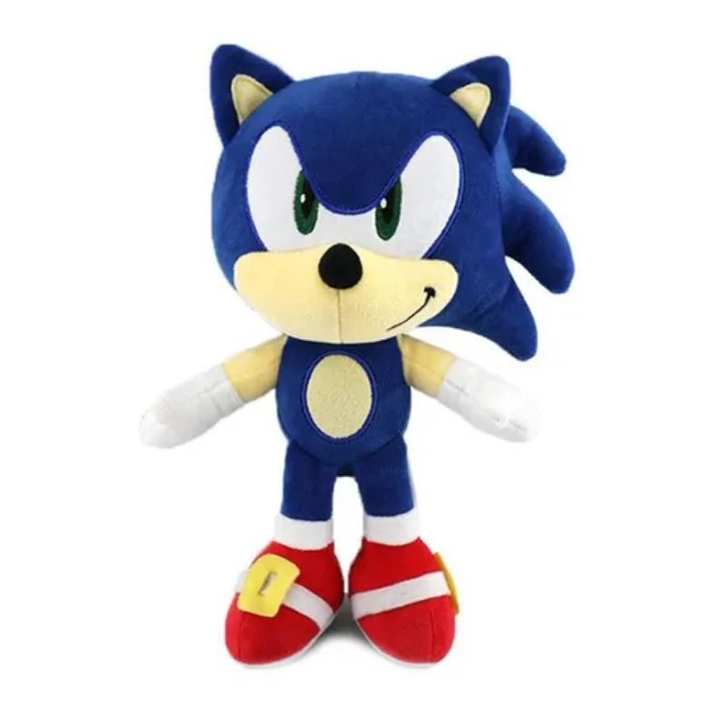 Juguete Figura De Accion Peluche Sonic Azul-0