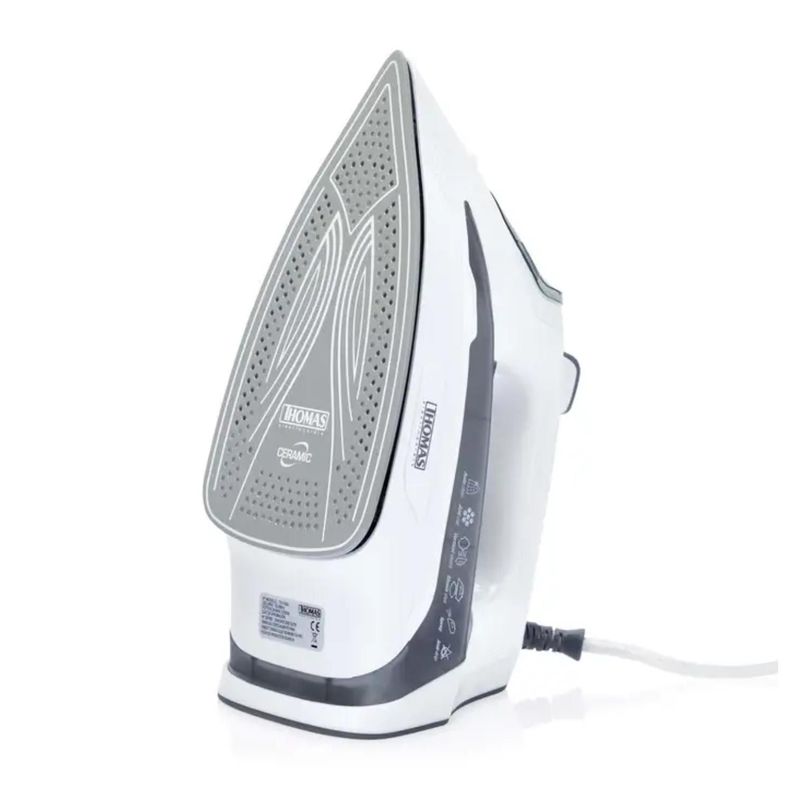 Plancha A Vapor Vertical 2200W 360ml Blanco TH-7060 Thomas-2