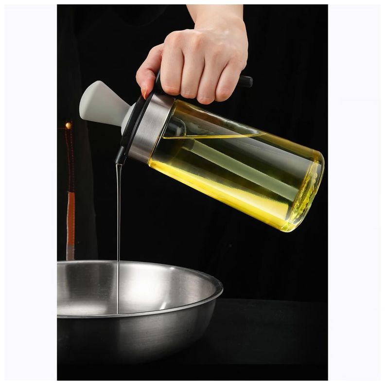 Botella Dispensadora De Aceite Anti Goteo 350ml Elegante-3