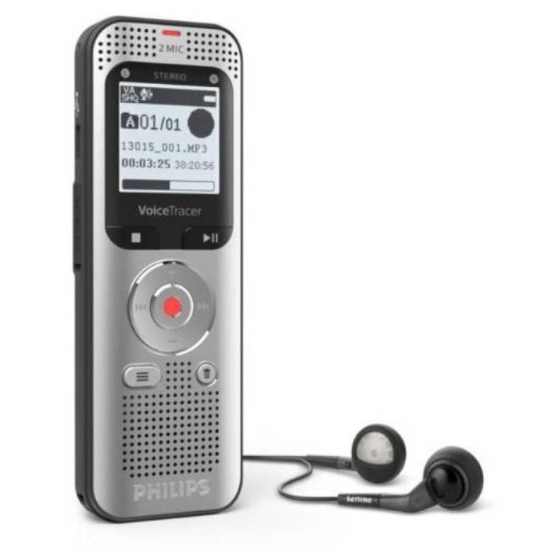 Grabadora De Voz 8GB Jack 3.5 VoiceTracer DVT2050-2