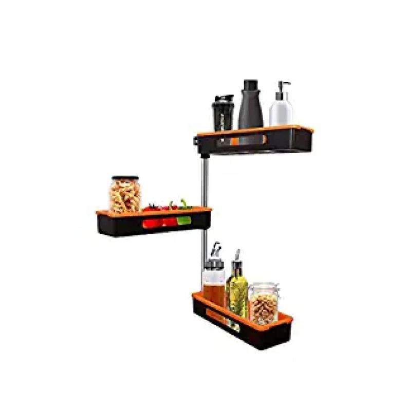 Estante Giratorio De Esquina 3 Niveles Para Cocina O Baño-0