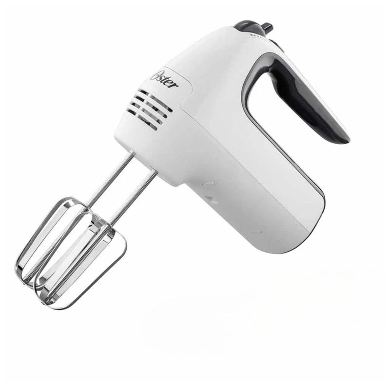 Batidora Electrica De Mano 6V Con Turbo Blanco Oster-0