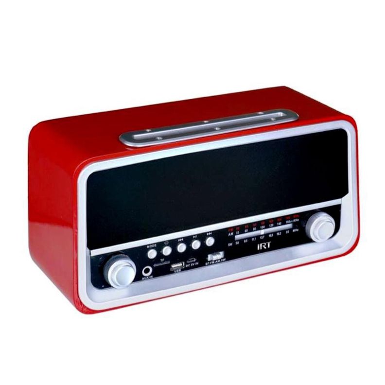 Radio Parlante Bluetooth AUX USB FM AM SW Vintage Retro6 IRT-0