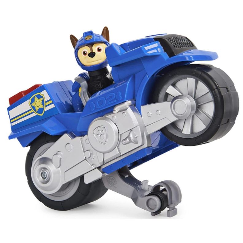 Juguete Chase Moto Azul Friccion Paw Patrol-0