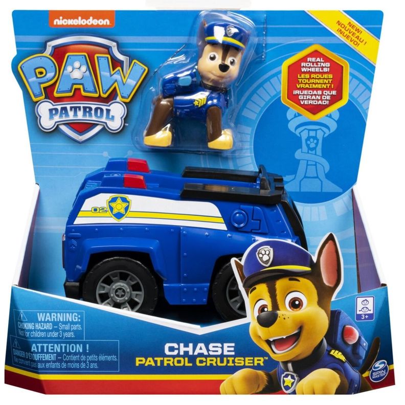 Juguete Chase Moto Azul Friccion Paw Patrol-3